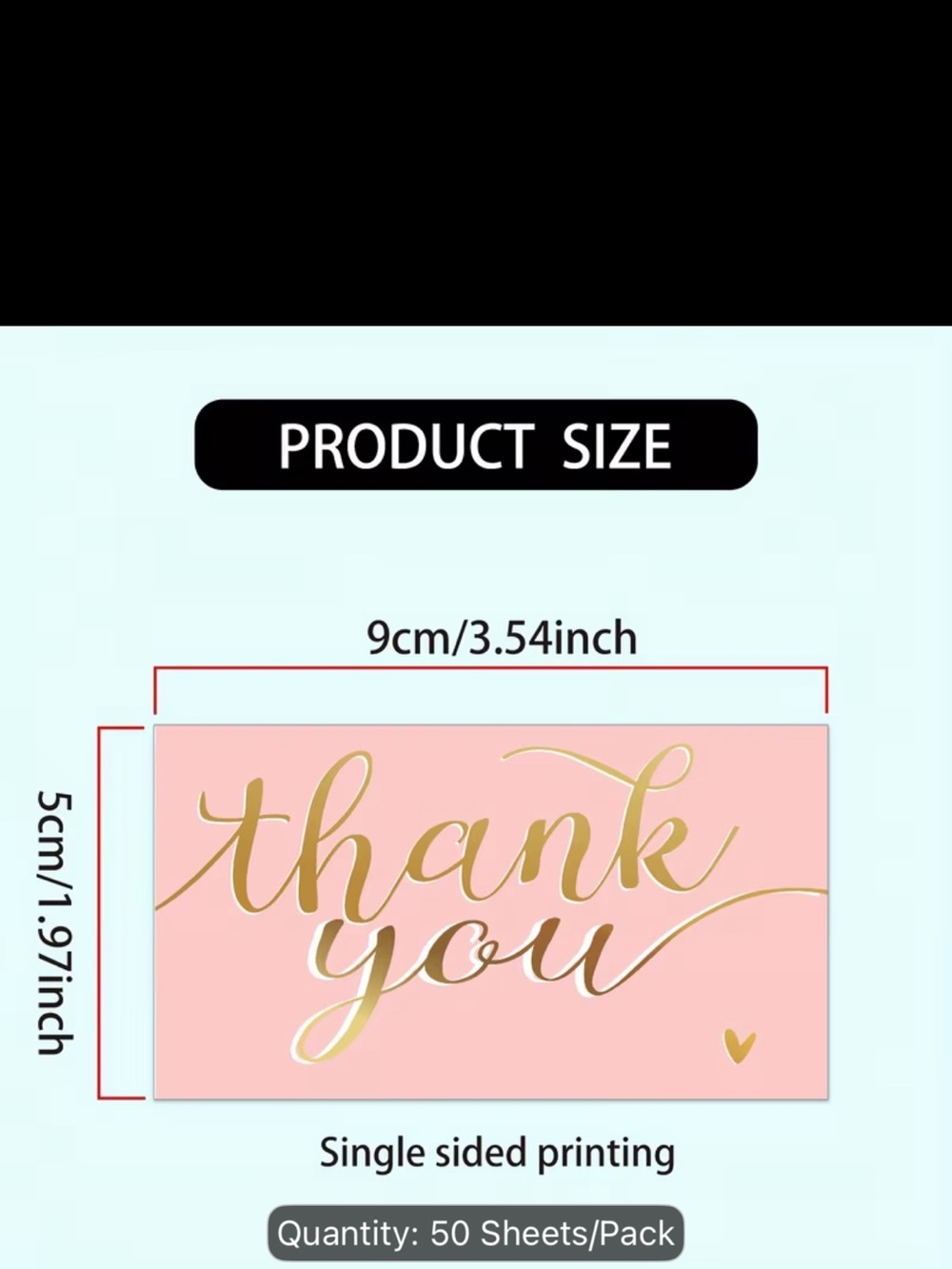 Bundle of Thank You Cards , Stickers and Measuring Tape. All New - Picture 13 of 15